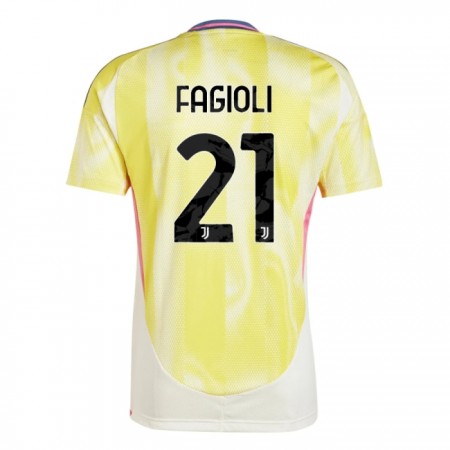 Juventus Fagioli 21 Matchtröjor Borta Fotbollströja 2024-25 Juventus Fagioli 21 Matchtröjor Borta Fotbollströja 2024-25